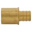 5/8" PEX x 3/4" Male Sweat Copper Fitting Brass Adapter (Lead Free)