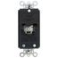 PlugTail Commercial Grade Duplex Receptacle, 2P, 20A, NEMA 5-20R - Gray (125V)