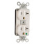 PlugTail Heavy-Duty Hospital Grade Duplex Receptacle, 2P, NEMA 5-20R - White (125V)