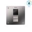 TET3LB31#SS Ecopower Touchless 1.28 GPF High Efficiency Concealed Toilet Flushometer Valve for Back Spud w/ 4" x 4" Cover Plate, Stainless Steel