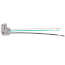 6" PlugTail Commercial Grade Connector, 2P, Right Angle, Stranded