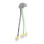 6" PlugTail Commercial Grade Connector w/ Wago, 2P, Right Angle, Stranded