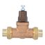 3/4" EB45 Double Union Sweat Pressure Regulating Valve, Metal Top (Lead Free)