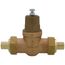 1" EB45 Double Union PEX Crimp Pressure Regulating Valve, Metal Top (Lead Free)