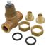 1" EB45 Double Union PEX Crimp Pressure Regulating Valve, Metal Top (Lead Free)