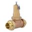 1-1/2" EB45 Double Union Sweat Pressure Regulating Valve, Metal Top (Lead Free)