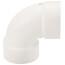 3" PVC DWV 90-Degree Short Radius Elbow (NSF)