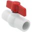 1/2" SCH 40 PVC Ball Valve (Solvent)