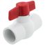 1" SCH 40 PVC Ball Valve (Solvent)