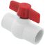 1" SCH 40 PVC Ball Valve (Solvent)