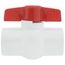 1-1/4" SCH 40 PVC Ball Valve (Solvent)