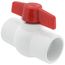 1-1/4" SCH 40 PVC Ball Valve (Solvent)