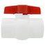 1-1/2" SCH 40 PVC Ball Valve (Solvent)