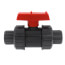 1/2" Gray Sch 40.PVC True Union Ball Valve