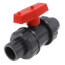1/2" Gray Sch 40.PVC True Union Ball Valve