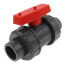 3/4" Gray PVC True Union Ball Valve