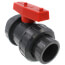 1-1/2" Gray Sch 40. PVC True Union Ball Valve