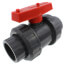 1-1/2" Gray Sch 40. PVC True Union Ball Valve