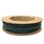 200' Black PVC Tubing w/ Green Stripe