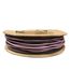 200' Black PVC Tubing w/ Pink Stripe