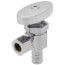 1/2" PEX x 3/8" OD Compression Angle Stop Valve (Multi Turn) (Lead Free)