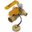3/4" PEX Crimp Ball Valve w/ Hose Drain (Lead Free)