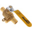 3/4" PEX Ball Valve w/ Waste Drain & Drop Ear Elbow (Lead Free)
