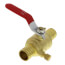 1" PEX Full Port Ball Valve w/ Drain (Lead Free)