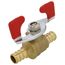 1/2" PEX x 1/2" PEX Ball Valve, T-Handle (Lead Free)