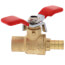 1/2" PEX x 1/2" Sweat Ball Valve w/ T-Handle (Lead Free)