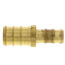 3/8" PEX x 1/2" PEX Brass Coupling (Lead Free)