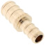 3/8" PEX x 1/2" PEX DZR Brass Coupling (Lead Free)