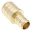 1/2" PEX x 3/4" PEX DZR Brass Coupling (Lead Free)