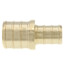 1/2" PEX x 3/4" PEX DZR Brass Coupling (Lead Free)