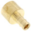 3/8" PEX x 1/2" Female Sweat Copper Pipe Brass Adapter (Lead Free)