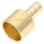 3/8" PEX x 1/2" Female Sweat Copper Pipe Brass Adapter (Lead Free)
