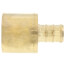 1/2" PEX x 3/4" Female Sweat Copper Pipe DZR Brass Adapter (Lead Free)