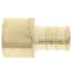 1/2" PEX x 1/2" Female Sweat Copper Pipe DZR Brass Adapter (Lead Free)
