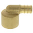 1/2" PEX x 3/4" Copper Pipe Brass Elbow (Lead Free)