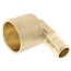 1/2" PEX x 3/4" Copper Pipe DZR Brass Elbow (Lead Free)