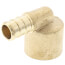 1/2" PEX x 3/4" Copper Pipe DZR Brass Elbow (Lead Free)