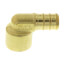 1/2" PEX x 1/2" Copper Pipe Brass Elbow (Lead Free)