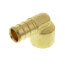 1/2" PEX x 1/2" Copper Pipe Brass Elbow (Lead Free)