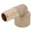 1/2" PEX x 1/2" Copper Pipe DZR Brass Elbow (Lead Free)