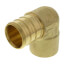 3/4" PEX x 1/2" Copper Pipe Brass Elbow (Lead Free)