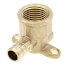 1/2" PEX x 1/2" NPT DZR Brass Drop Ear Elbow (Lead Free)