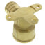 3/4" PEX x 1/2" NPT Brass Drop Ear Elbow (Lead Free)