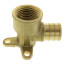 3/4" PEX x 1/2" NPT Brass Drop Ear Elbow (Lead Free)
