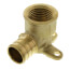 3/4" PEX x 1/2" NPT Brass Drop Ear Elbow (Lead Free)