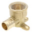 3/4" PEX x 3/4" NPT DZR Brass Drop Ear Elbow (Lead Free)